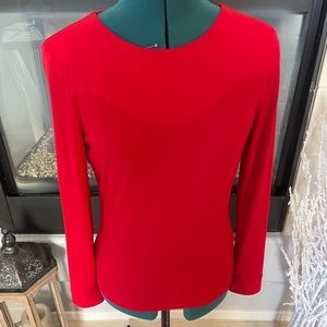 BNWT Calvin Klein L/S red top